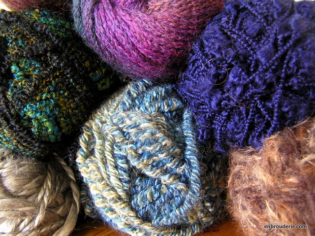 interesting yarn textures