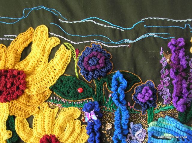 crochet embroidery