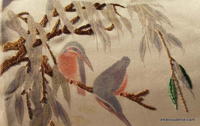 silk embroidery