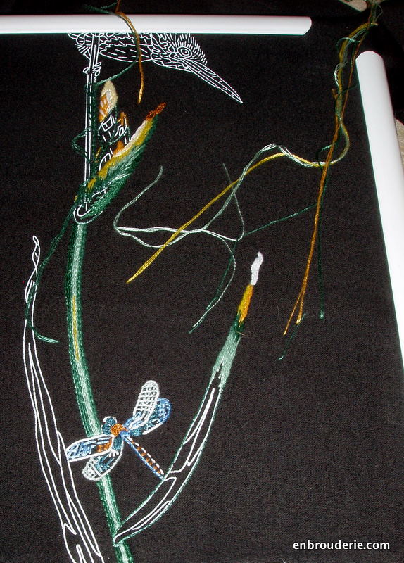 dragonfly embroidery