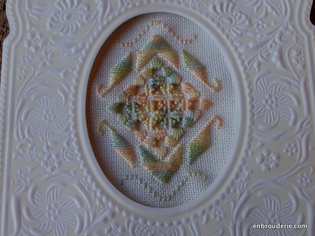 hardanger card from nordic needle