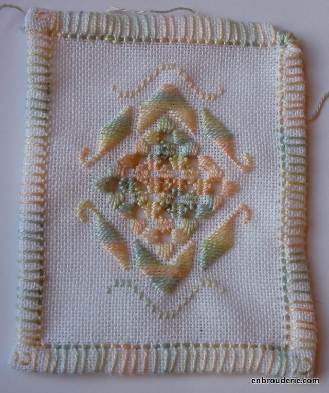 hardanger and hemstitching